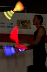 Jongliershow - Verbrauchertag 2013 Bayern